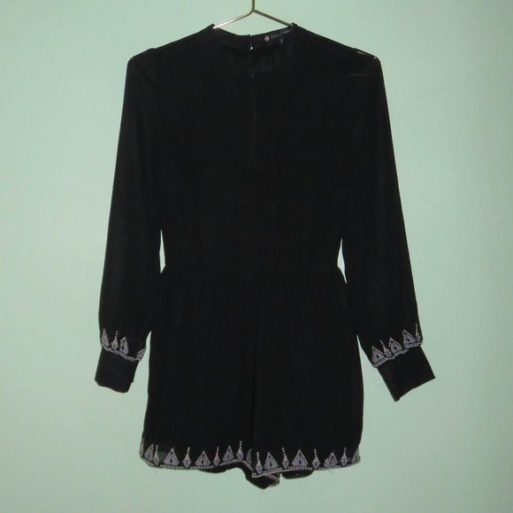 House of Harlow 1960 Hendrix Embroidered Romper XS - Picture 4 of 10